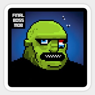 Final Boss Mob #18 Sticker